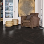  Interior Pictures of Black Chevron 103 from the Moduleo Moods collection | Moduleo